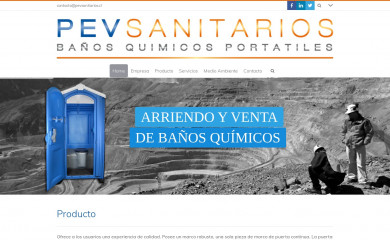 pevsanitarios.cl screenshot
