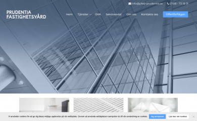 pfab-prudentia.se screenshot