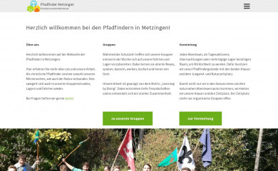 pfadfinder-metzingen.de screenshot