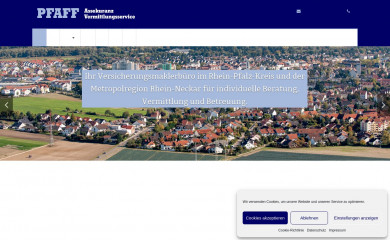 pfaff-assekuranz-service.de screenshot