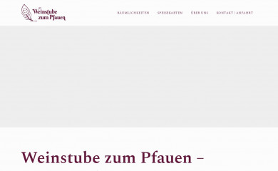pfauen.de screenshot
