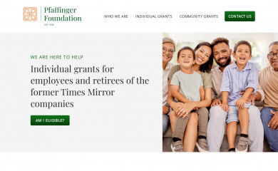 pfoundation.org screenshot