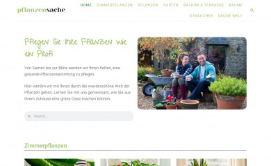 pflanzensache.de screenshot