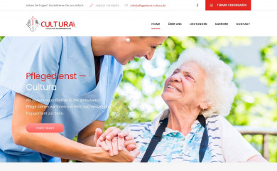 pflegedienst-cultura.de screenshot