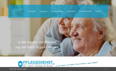 pflegedienst-lueku.de screenshot