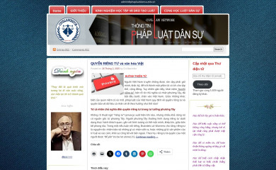 phapluatdansu.edu.vn screenshot