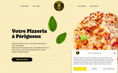 pharaonpizza.fr screenshot