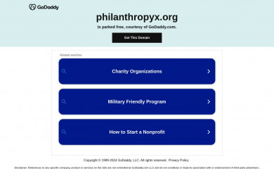 philanthropyx.org screenshot