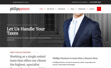 phillipspartners.com.au screenshot