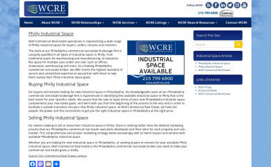 phillyindustrialspace.com screenshot