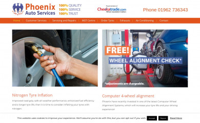 phoenixautoservicesltd.co.uk screenshot