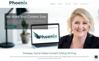 phoenixcontentstudio.com.au screenshot
