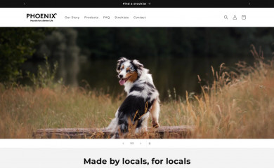 phoenixpetfood.com screenshot