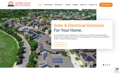 phoenixsolar.net.au screenshot