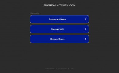 phorealkitchen.com screenshot