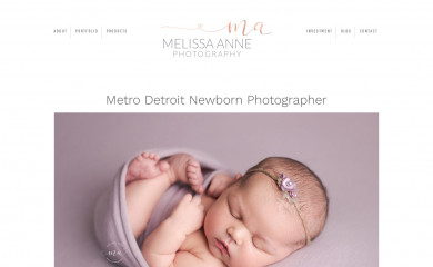 photographybymelissac.com screenshot