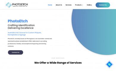 photoetch.com.au screenshot