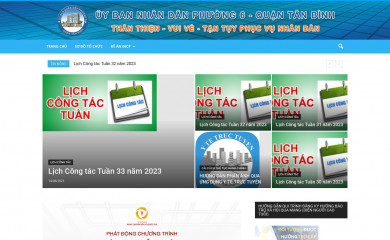 phuong6tanbinh.gov.vn screenshot