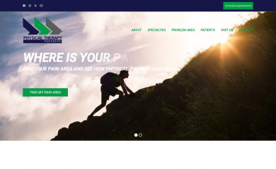 physicaltherapypartnersnc.com screenshot