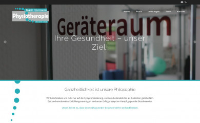 physiotherapie-herrmann.de screenshot