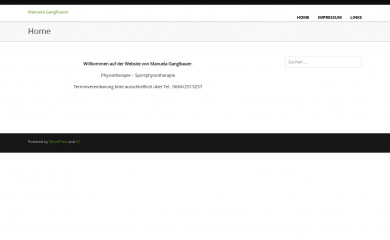 physio-therapeutin.at screenshot