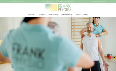 physio-christine-frank.de screenshot