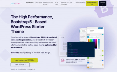 https://picostrap.com screenshot