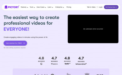 pictory.ai screenshot