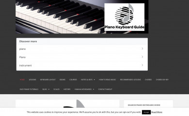 piano-keyboard-guide.com screenshot