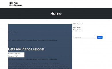 pianoclassroom.com screenshot