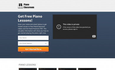 pianoclassroom.com screenshot