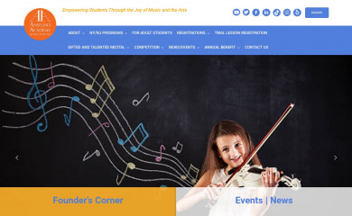 pianoschoolofnyc.org screenshot