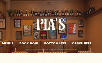 piaspizzeria.com.au screenshot