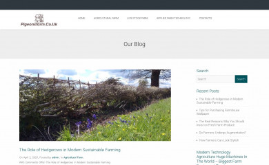 pigeonsfarm.co.uk screenshot