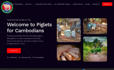 pigletsforcambodians.com screenshot
