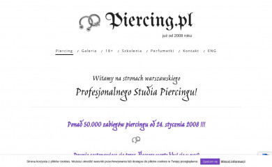 piercing.waw.pl screenshot