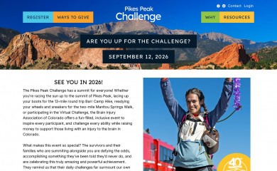 pikespeakchallenge.com screenshot