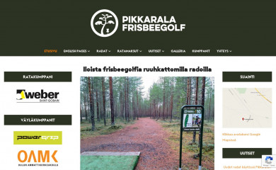 pikkaralafrisbeegolf.fi screenshot