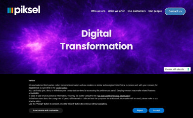 piksel.com screenshot