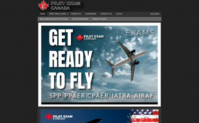pilotexamcanada.com screenshot