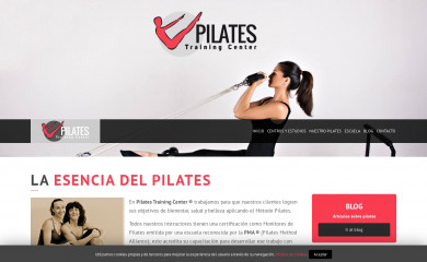 pilates-trainingcenter.com screenshot