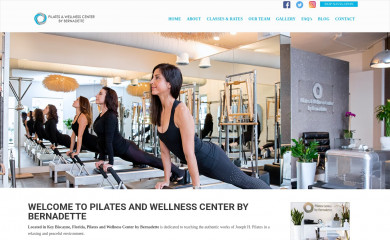 pilatesbybernadette.com screenshot