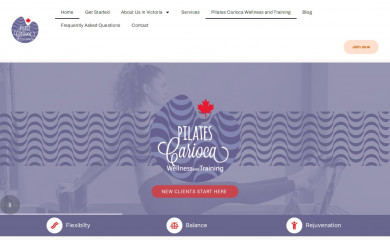 pilatescarioca.com screenshot