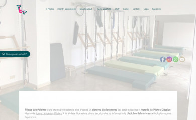 pilateslabpalermo.com screenshot