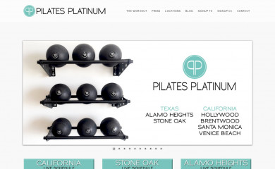 pilatesplatinum.com screenshot