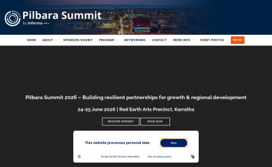 pilbarasummit.com.au screenshot