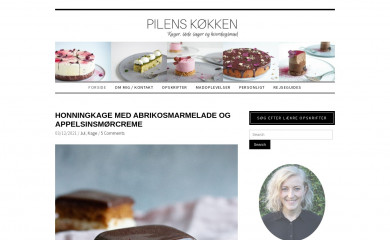 pilenskoekken.dk screenshot