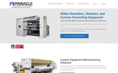 pinnacleconverting.com screenshot