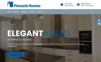 pinnaclehomebuilders.com.au screenshot