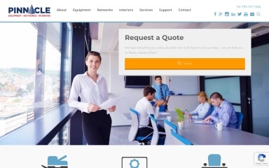 pinnacleoffice.ca screenshot